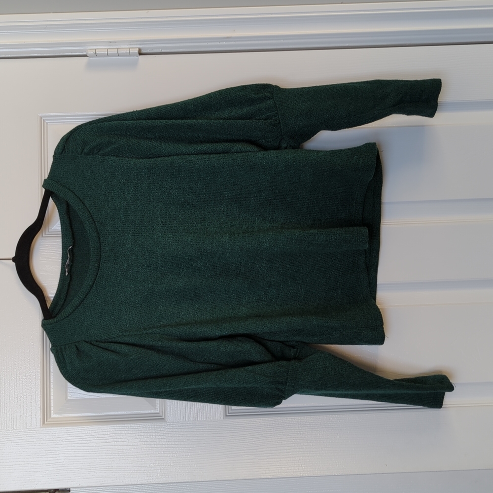 Zara balloon sleeve knitted top